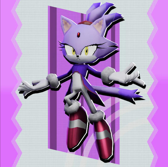 Blaze the Cat Fan-art